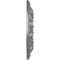 Ekena Millwork Whitman Ceiling Medallion (For Canopies up to 3 3/4"), Hand-Painted Silver, 13"OD x 1 3/8"P CM13WHSLS - alternate 2